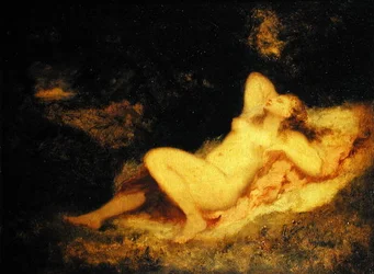 Sovende nymfe, c.1850-60